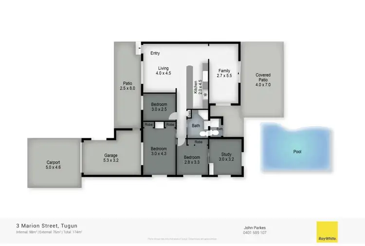 Floorplan of Homely house listing, 3 Marion Street, Tugun QLD 4224