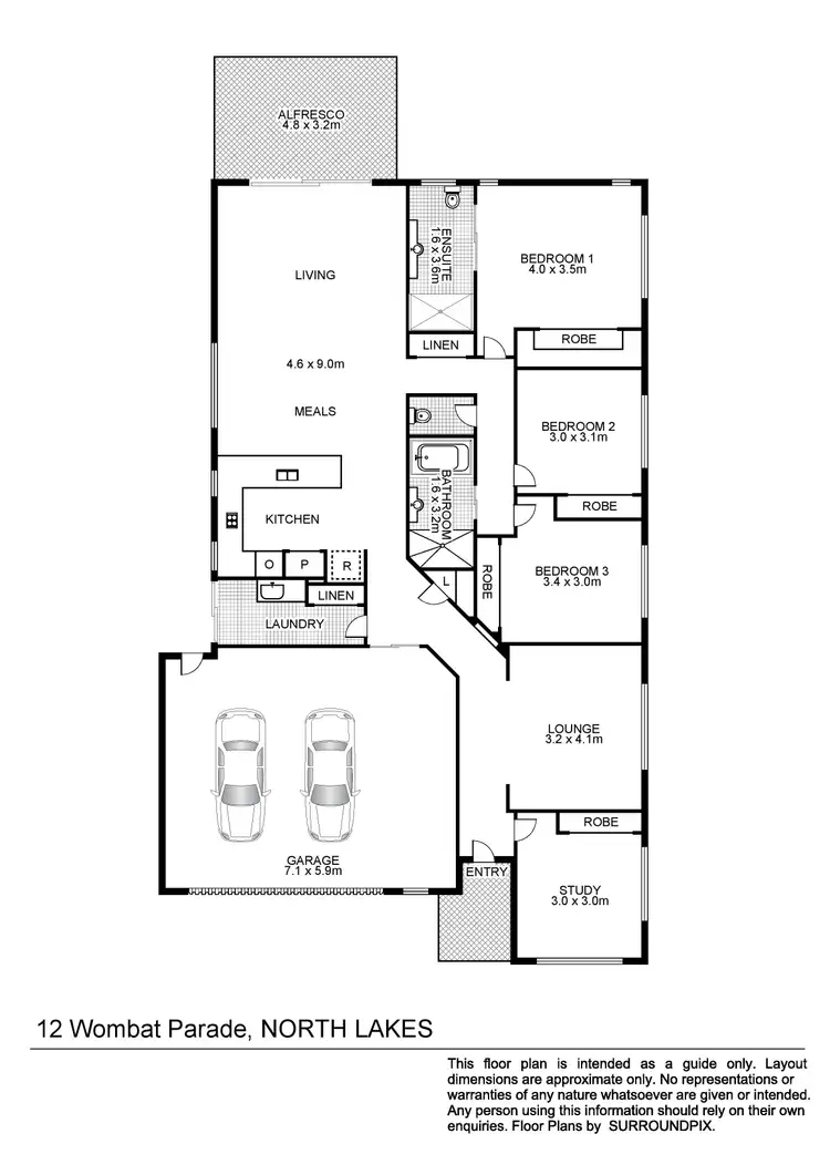 Floorplan of Homely house listing, 12 Wombat Parade, North Lakes QLD 4509