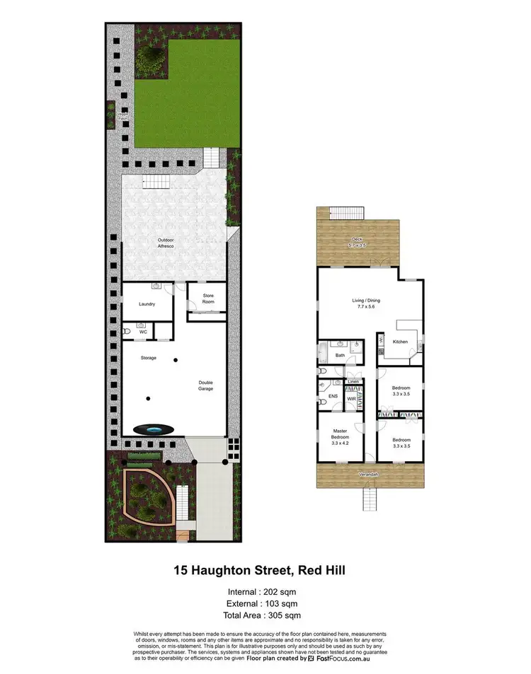 Floorplan of Homely house listing, 15 Haughton Street, Red Hill QLD 4059