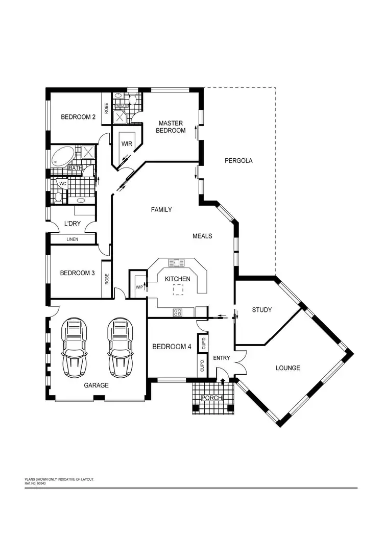 Floorplan of Homely house listing, 2 Larpent Street, Amaroo ACT 2914