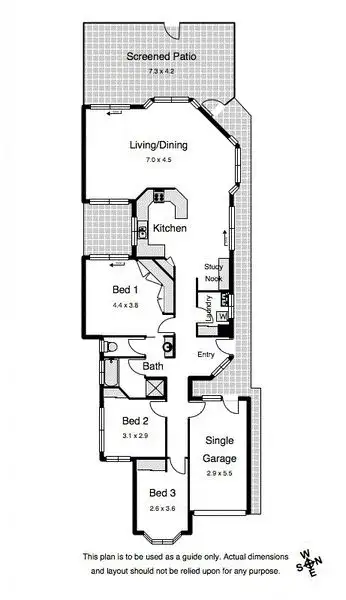 Floorplan of Homely house listing, 14 Gavan Street, Ashgrove QLD 4060