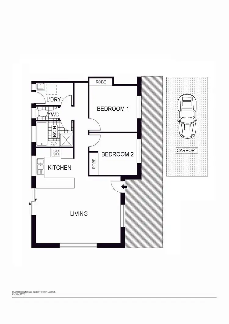 Floorplan of Homely other listing, 14B Litchfield Place, Gilmore ACT 2905