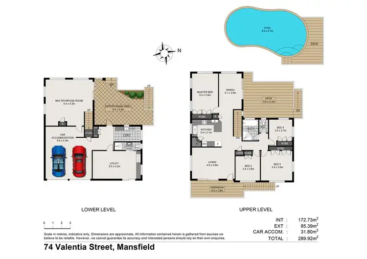 Floorplan of Homely house listing, 74 Valentia Street, Mansfield QLD 4122
