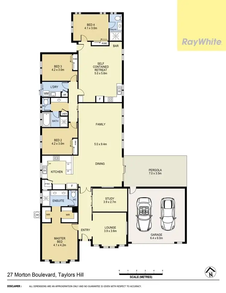 Floorplan of Homely house listing, 27 Morton Boulevard, Taylors Hill VIC 3037