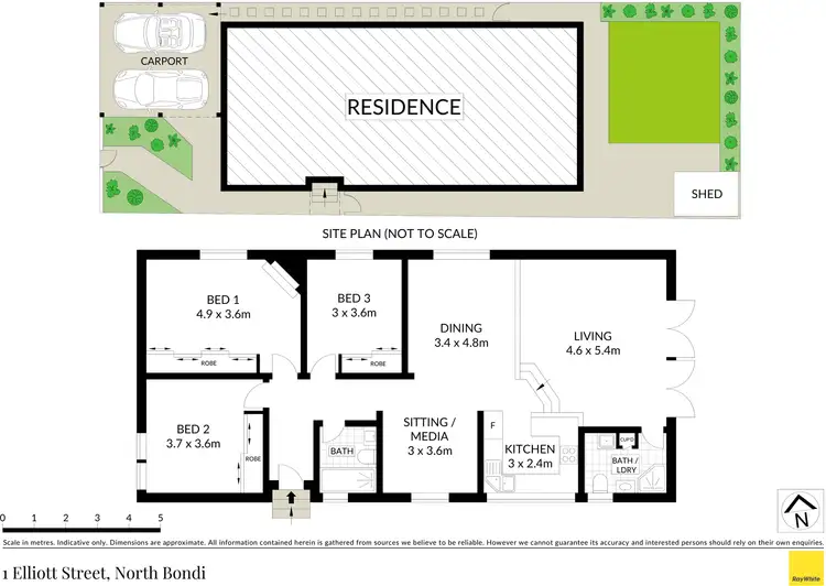 Floorplan of Homely house listing, 1 Elliott Street, North Bondi NSW 2026