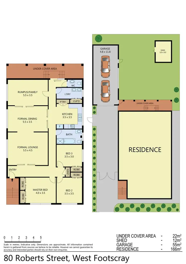 Floorplan of Homely house listing, 80 Roberts Street, West Footscray VIC 3012