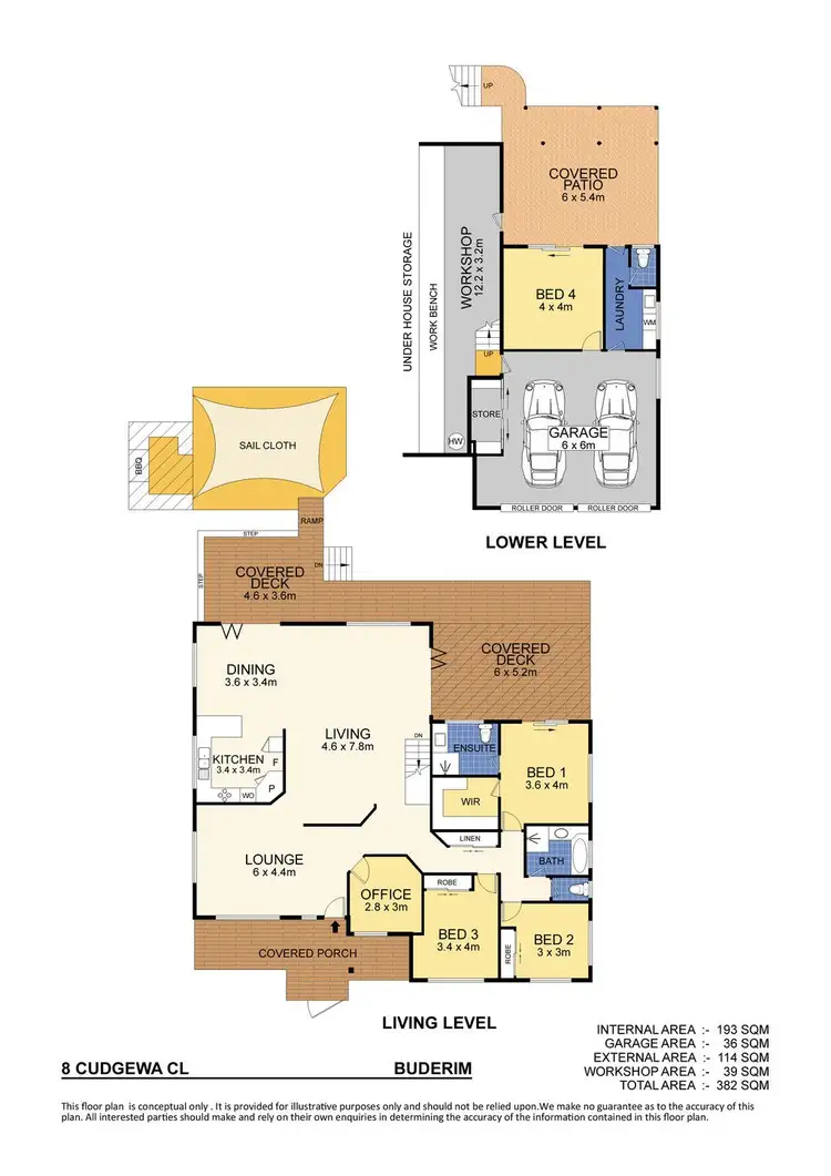Floorplan of Homely house listing, 8 Cudgewa Close, Buderim QLD 4556