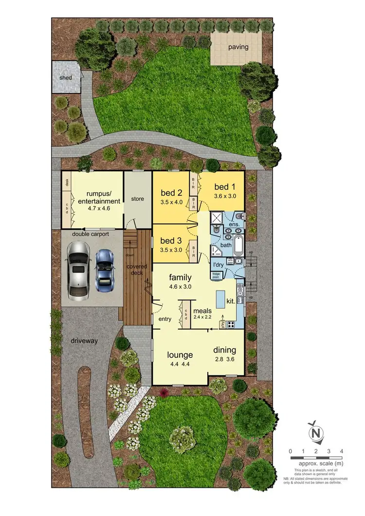 Floorplan of Homely house listing, 56 Kambara Drive, Mulgrave VIC 3170