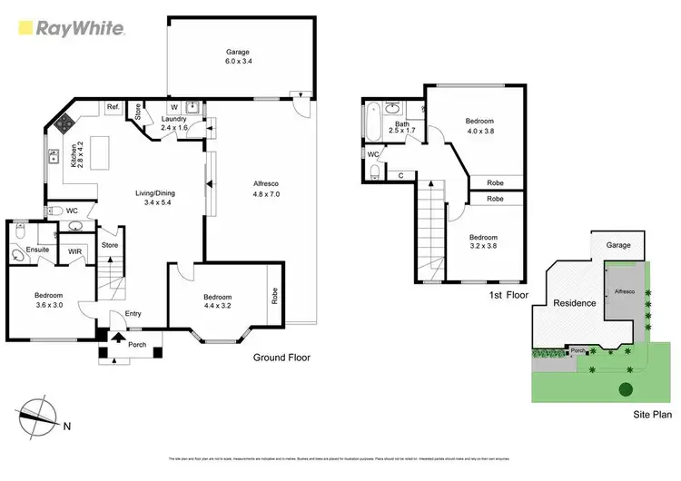 Floorplan of Homely townhouse listing, 4/285 Clayton Road, Clayton VIC 3168