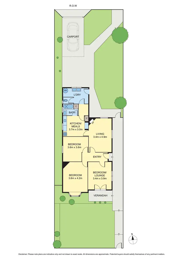 Floorplan of Homely house listing, 215 Blyth Street, Brunswick East VIC 3057