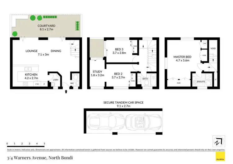 Floorplan of Homely apartment listing, 3/4 Warners Avenue, North Bondi NSW 2026