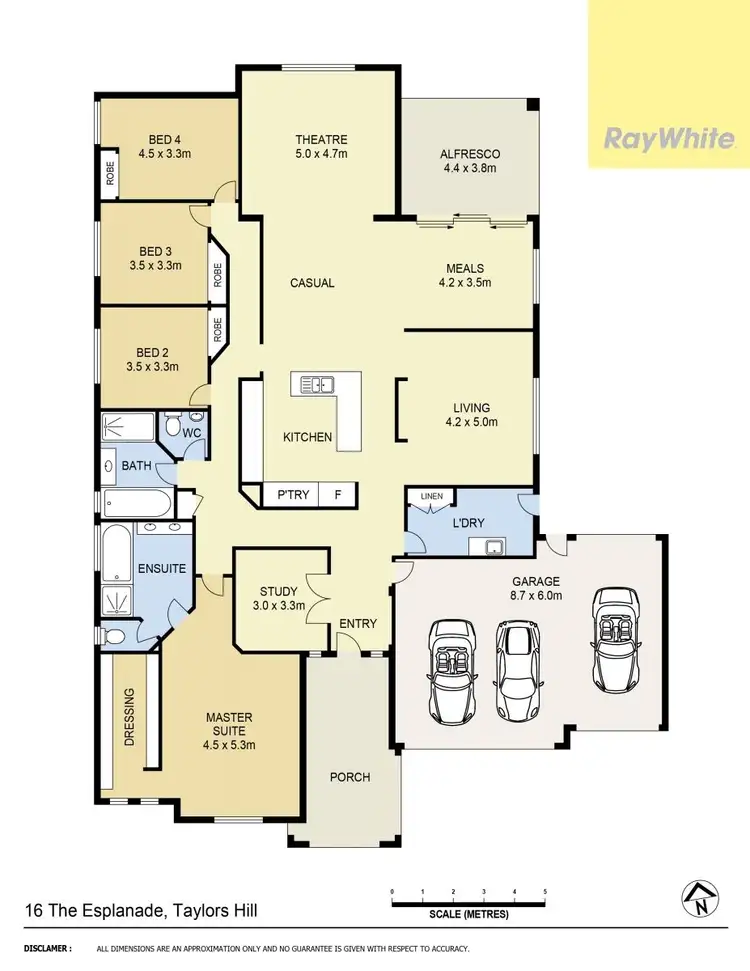 Floorplan of Homely house listing, 16 The Esplanade, Taylors Hill VIC 3037