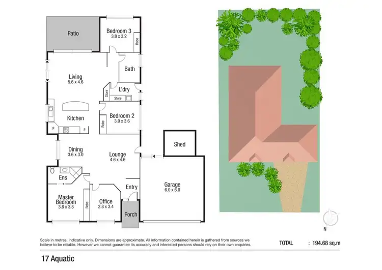 Floorplan of Homely house listing, 17 Aquatic Place, Idalia QLD 4811