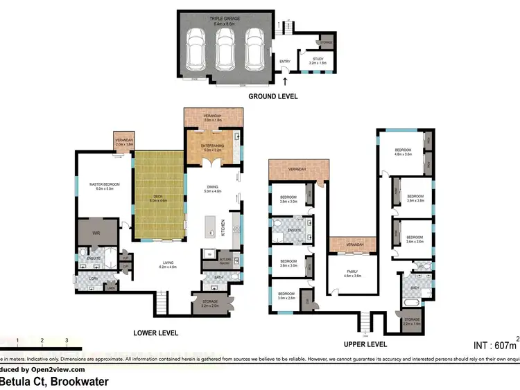 Floorplan of Homely house listing, 8 Betula Court, Brookwater QLD 4300