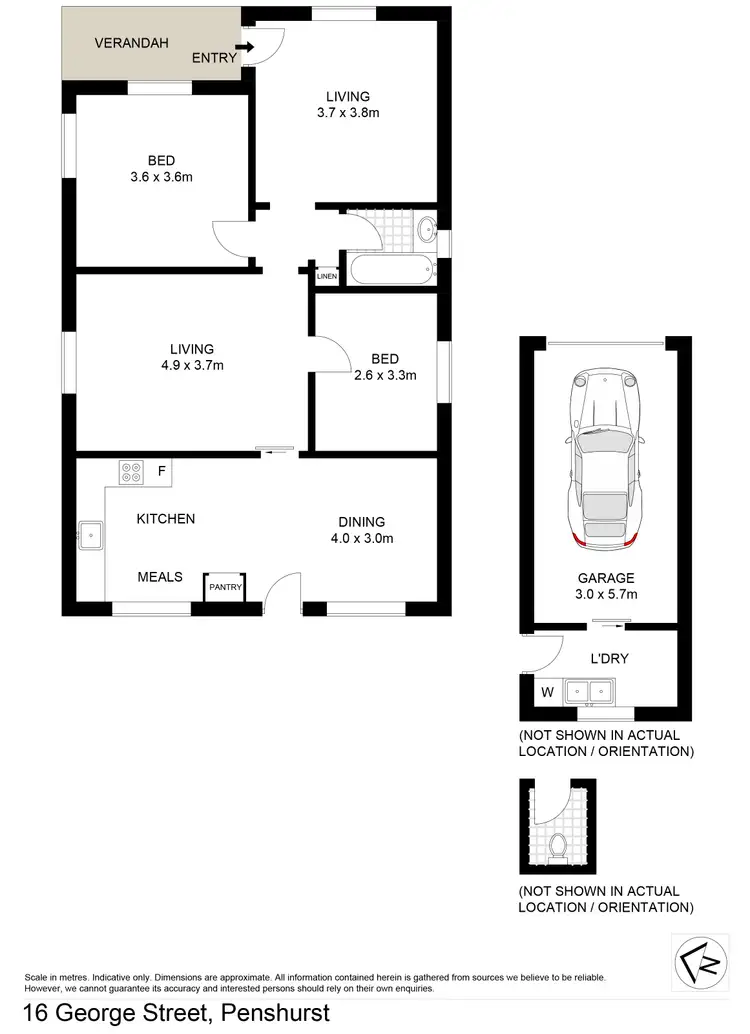 Floorplan of Homely house listing, 16 George Street, Penshurst NSW 2222