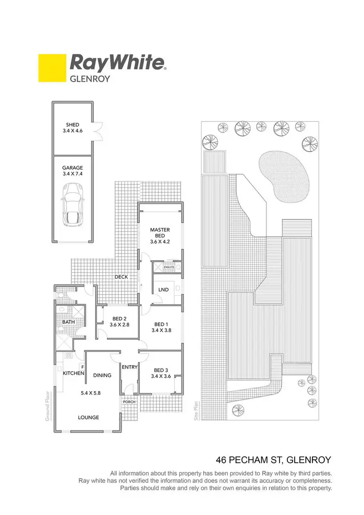 Floorplan of Homely house listing, 46 Pecham Street, Glenroy VIC 3046