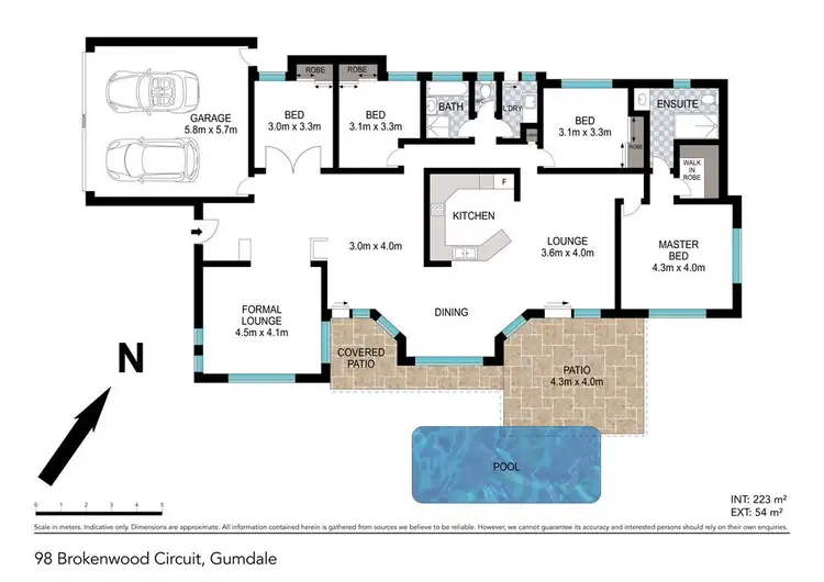 Floorplan of Homely house listing, 98 Brokenwood Circuit, Gumdale QLD 4154