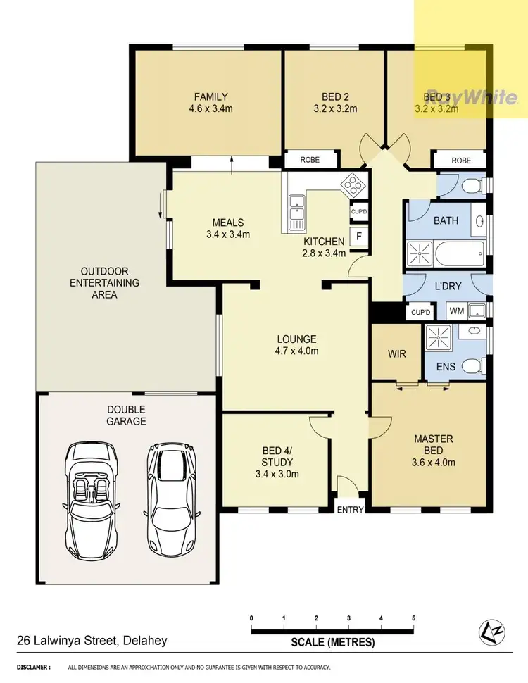 Floorplan of Homely house listing, 26 Lalwinya Street, Delahey VIC 3037