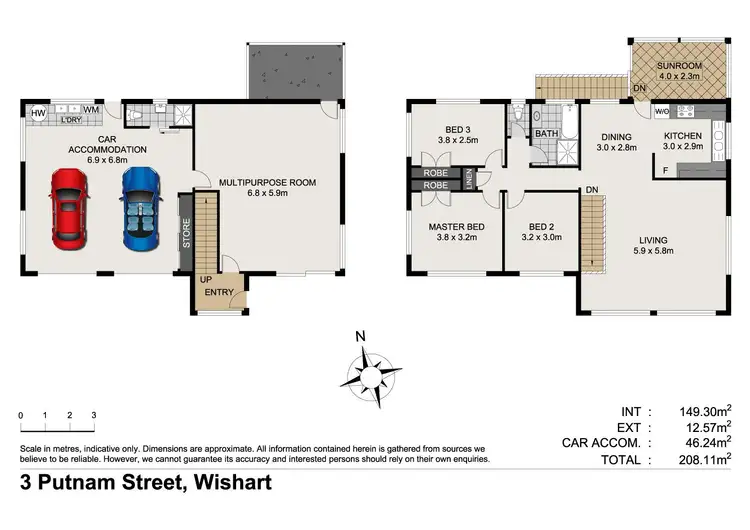 Floorplan of Homely house listing, 3 Putnam Street, Wishart QLD 4122