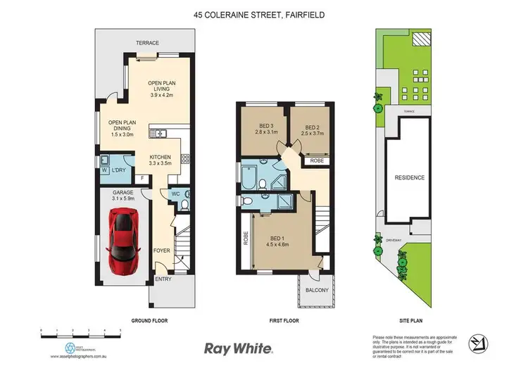 Floorplan of Homely other listing, 45 Coleraine Street, Fairfield NSW 2165