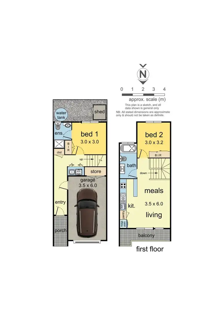 Floorplan of Homely townhouse listing, 3/11 Allandale Road, Boronia VIC 3155