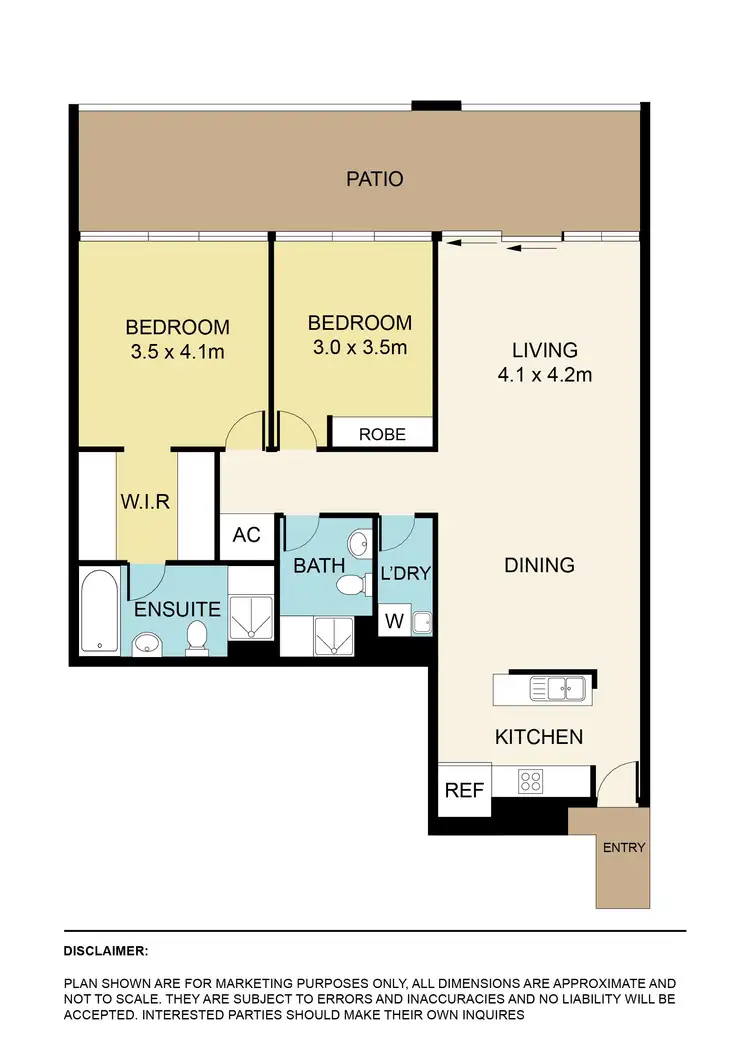 Floorplan of Homely apartment listing, 1106/99 Marine Parade, Redcliffe QLD 4020