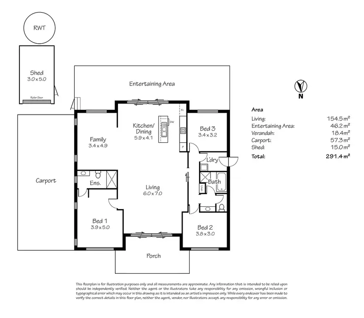 Floorplan of Homely house listing, 8 Jefferson Court, Wellington East SA 5259