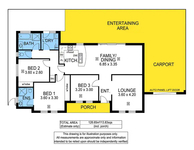 Floorplan of Homely house listing, 1 Pudney Street, Seaton SA 5023