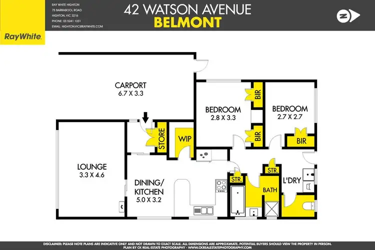 Floorplan of Homely house listing, 42 Watson Avenue, Belmont VIC 3216