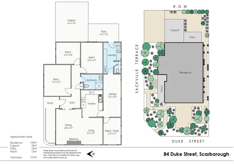 Floorplan of Homely house listing, 84 Duke Street, Scarborough WA 6019