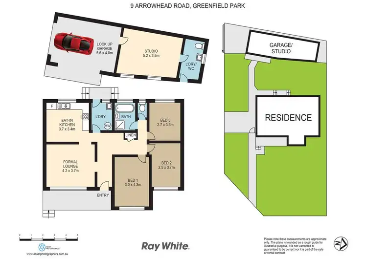 Floorplan of Homely house listing, 9 Arrowhead Road, Greenfield Park NSW 2176