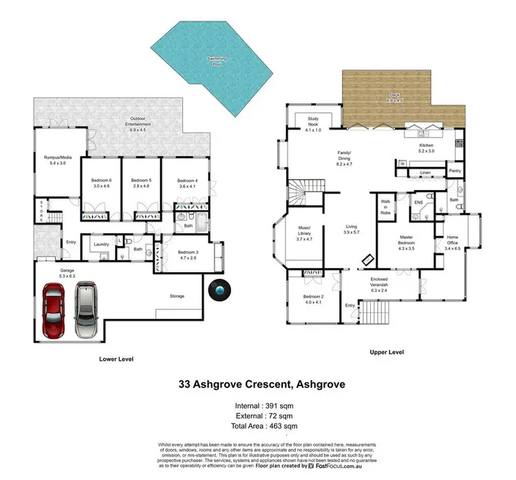 Floorplan of Homely house listing, 33 Ashgrove Crescent, Ashgrove QLD 4060
