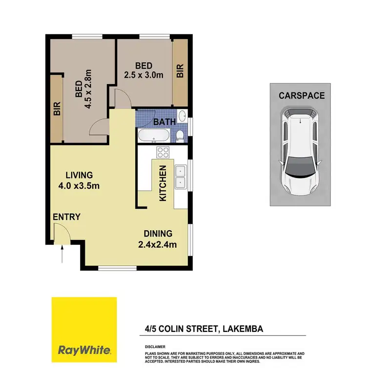 Floorplan of Homely unit listing, 4/5 Colin Street, Lakemba NSW 2195