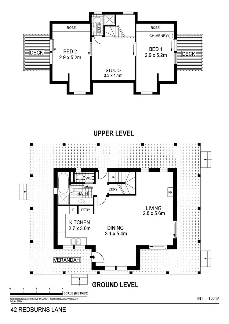 Floorplan of Homely rural property listing, 42 Redburns Lane, Heathcote VIC 3523