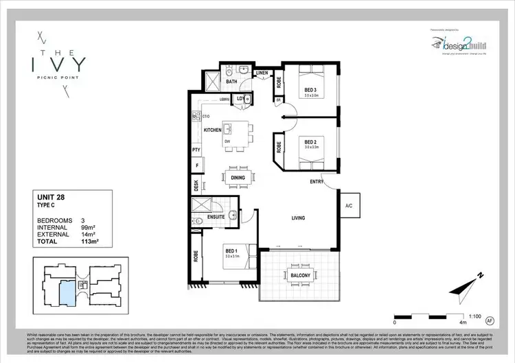 Floorplan of Homely unit listing, 28/26-28 Picnic Point Esplanade, Maroochydore QLD 4558