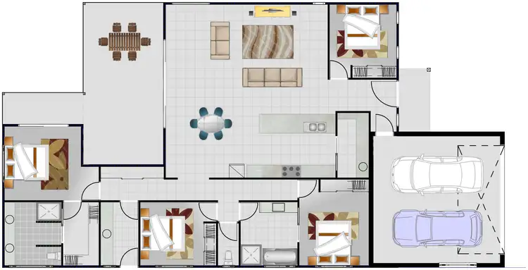 Floorplan of Homely house listing, 32 Sunset Drive, Jubilee Pocket QLD 4802