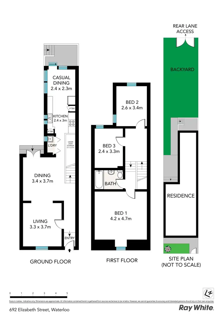 Floorplan of Homely house listing, 692 Elizabeth Street, Waterloo NSW 2017