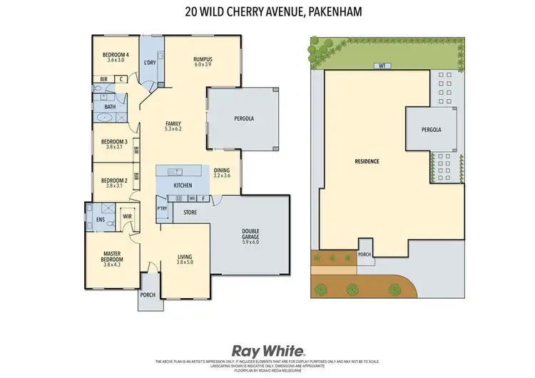 Floorplan of Homely house listing, 20 Wild Cherry Avenue, Pakenham VIC 3810