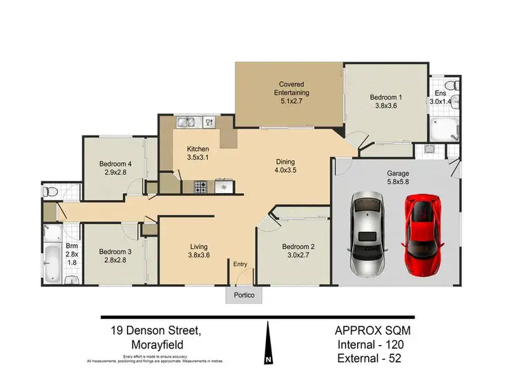 Floorplan of Homely house listing, 19 Denson Street, Morayfield QLD 4506