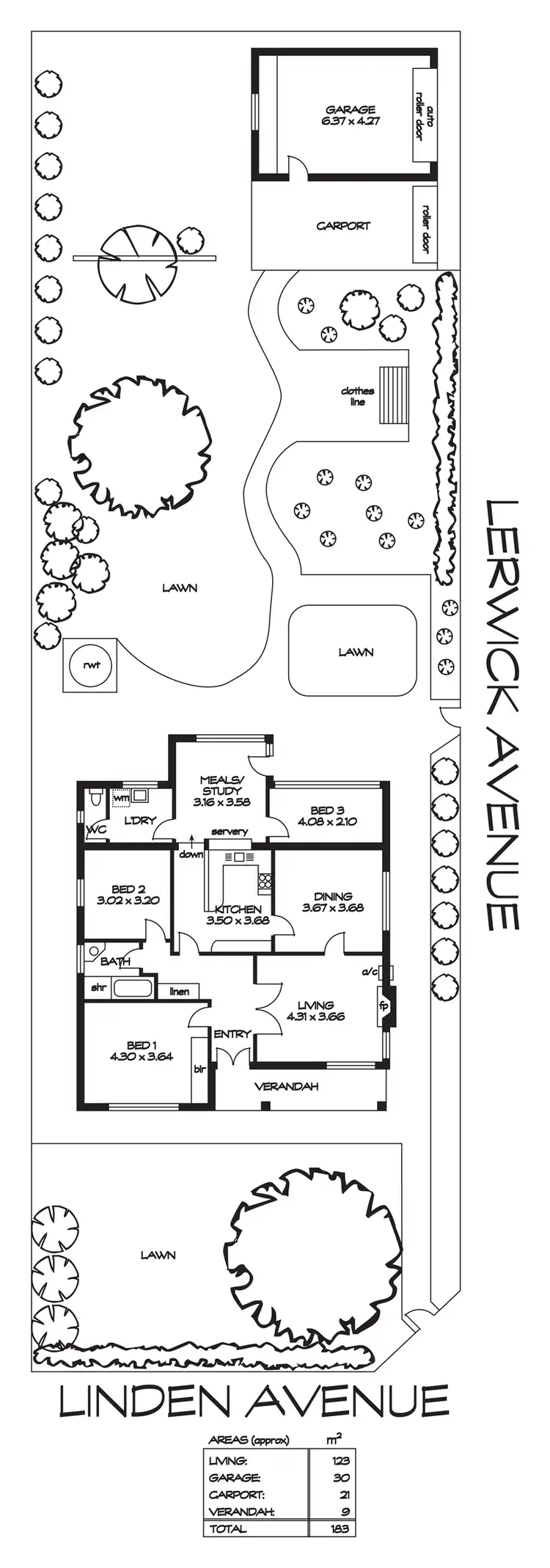 Floorplan of Homely house listing, 27 Linden Avenue, Hazelwood Park SA 5066