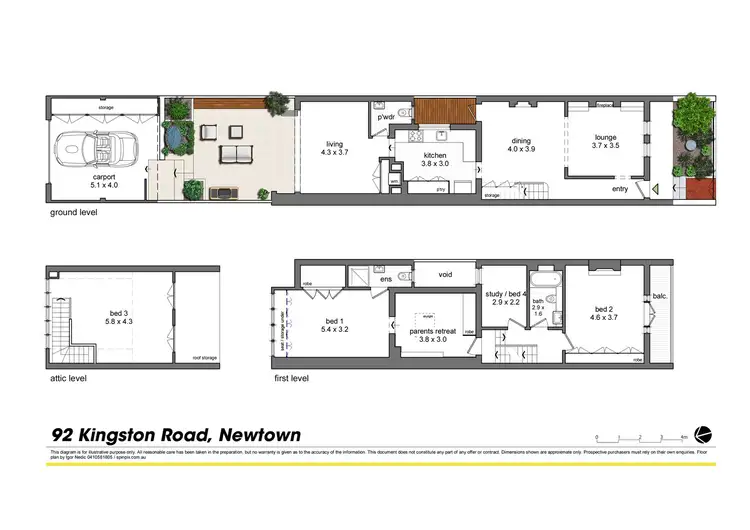 Floorplan of Homely house listing, 92 Kingston Road, Newtown NSW 2042