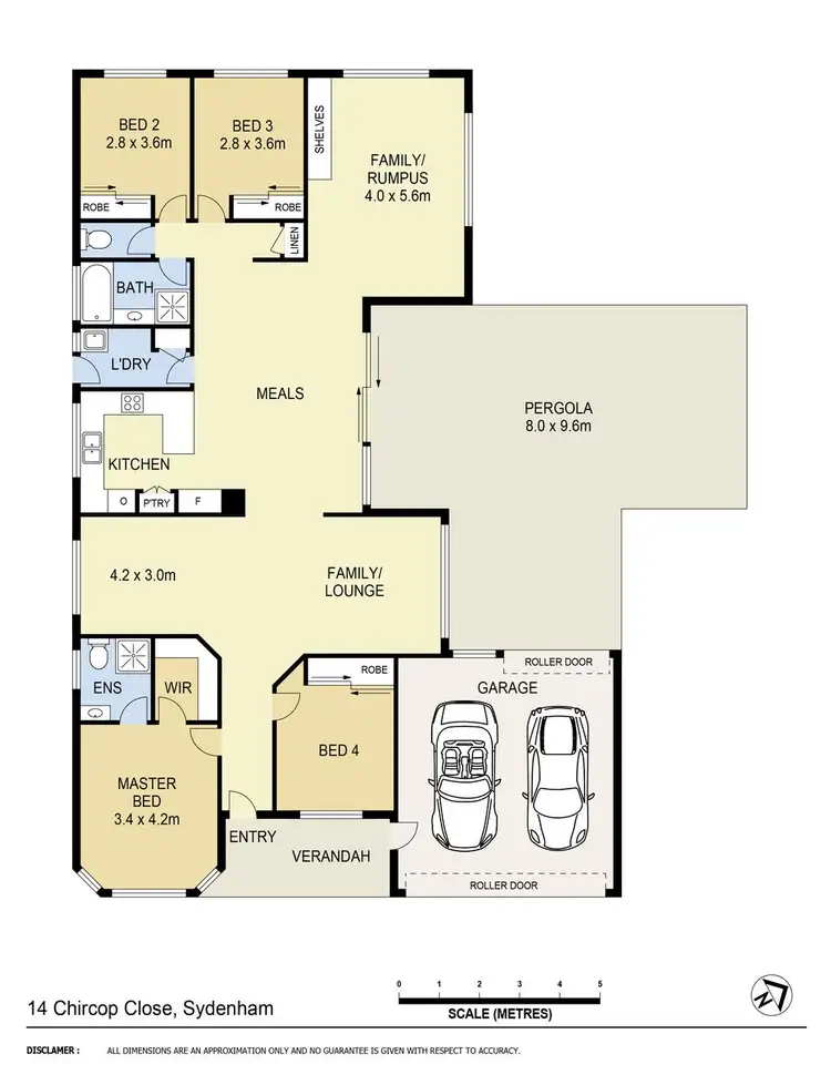Floorplan of Homely house listing, 14 Chircop Close, Sydenham VIC 3037