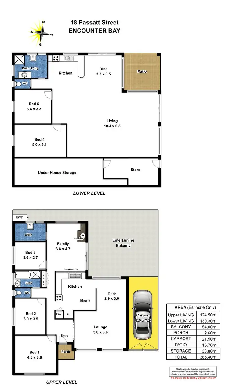 Floorplan of Homely house listing, 18 Passatt Street, Encounter Bay SA 5211