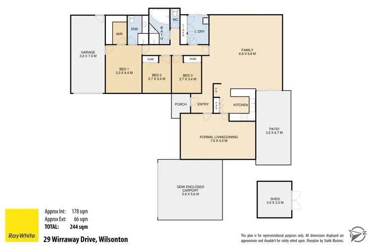 Floorplan of Homely house listing, 29 Wirraway Drive, Wilsonton QLD 4350