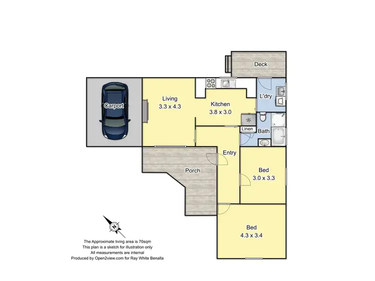 Floorplan of Homely house listing, 31 Byrne Street, Benalla VIC 3672