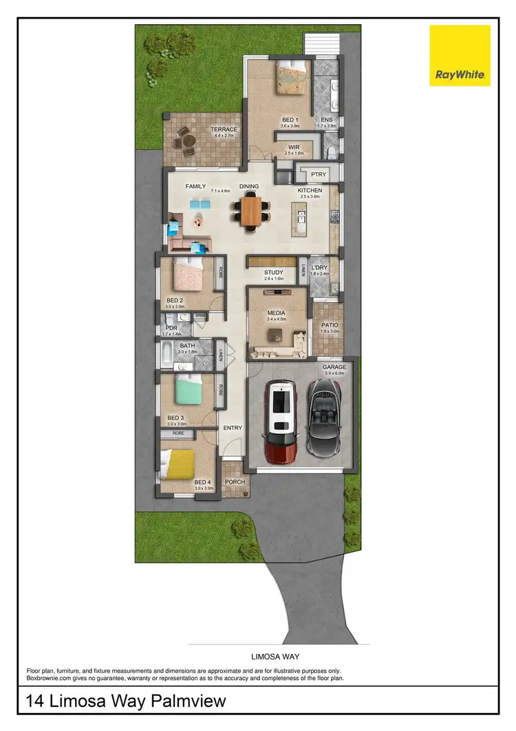 Floorplan of Homely house listing, 14 Limosa Way " Harmony Estate", Palmview QLD 4553