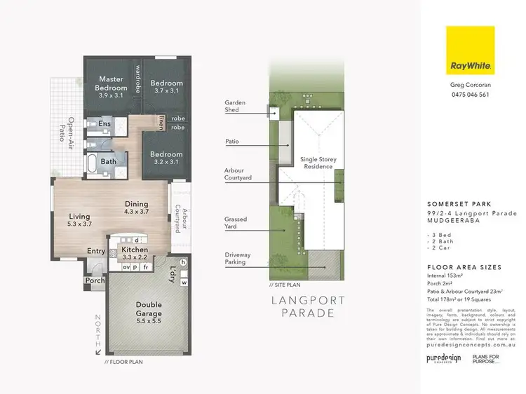 Floorplan of Homely villa listing, 99/2-4 Langport Parade, Mudgeeraba QLD 4213