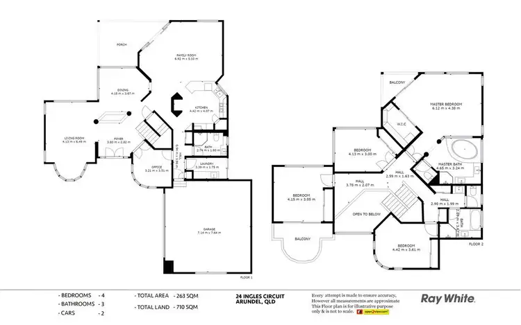 Floorplan of Homely house listing, 24 Ingles Circuit, Arundel QLD 4214