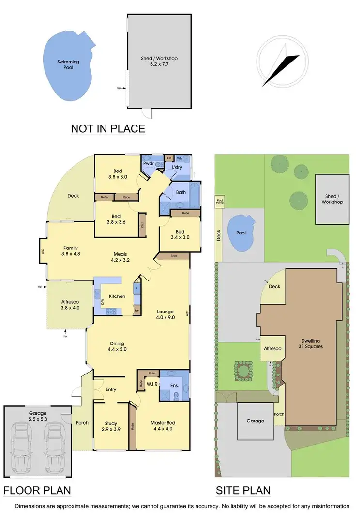 Floorplan of Homely house listing, 1 Major Crescent, Lysterfield VIC 3156