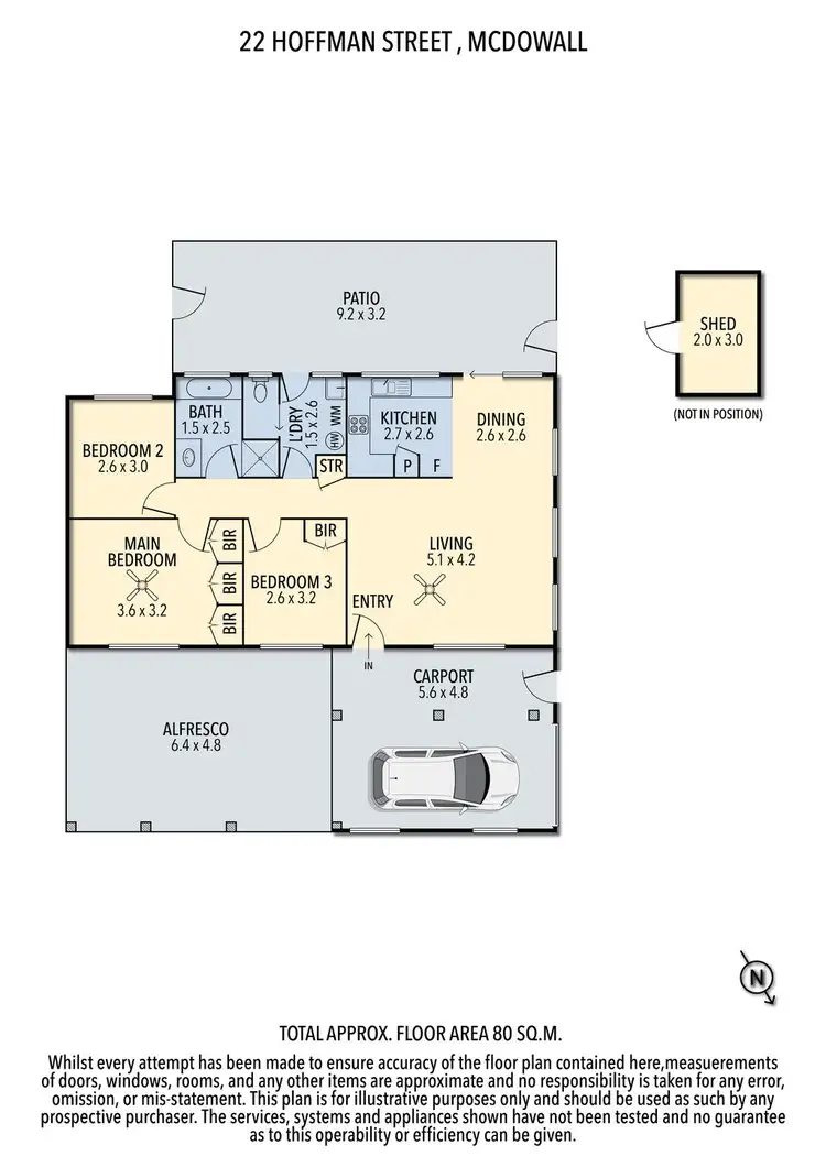 Floorplan of Homely house listing, 22 Hoffman Street, Mcdowall QLD 4053